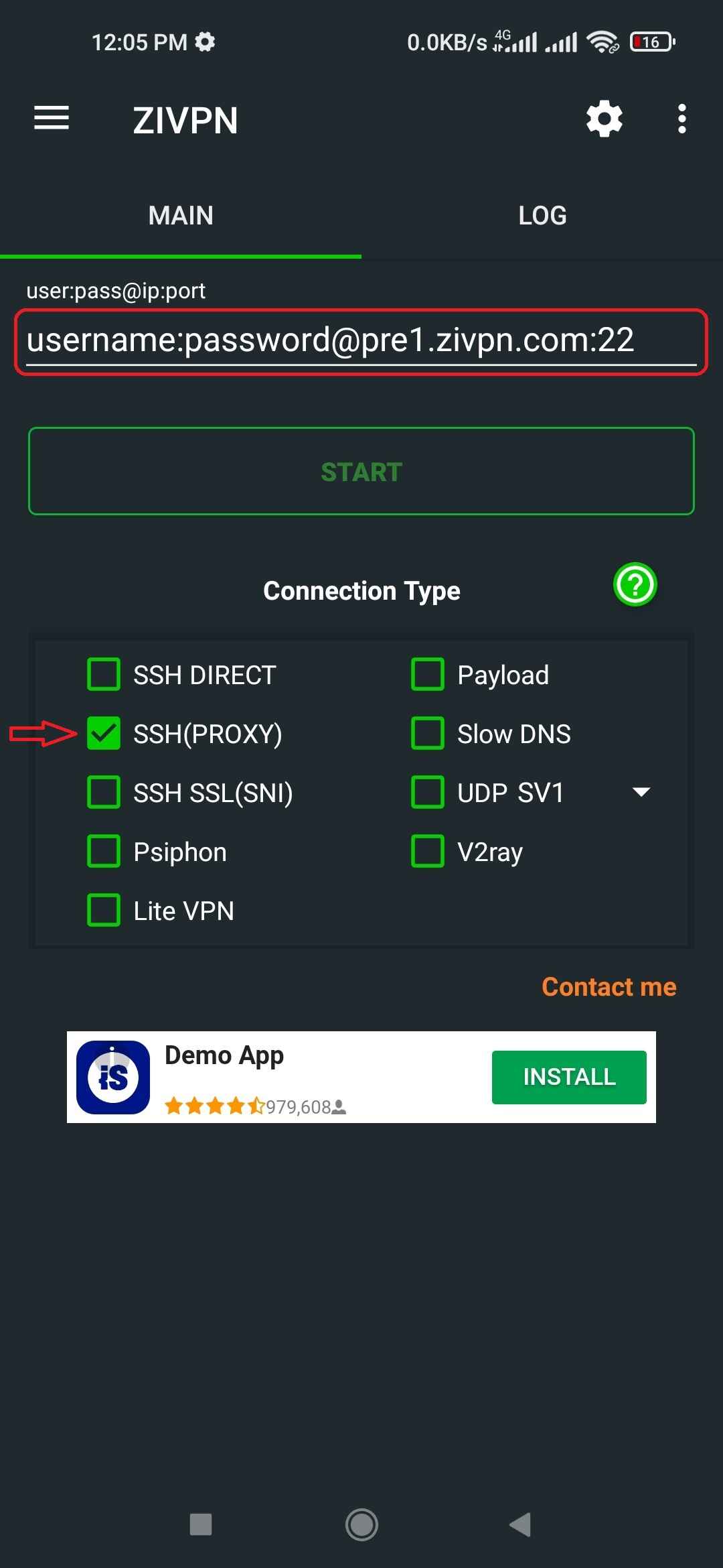 SSH Proxy Setup Step 3